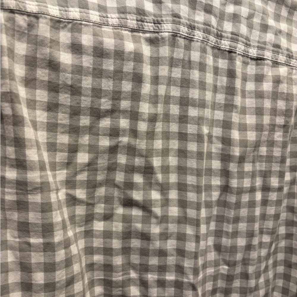 Faherty Women’s Gray Checkered Button Up - image 7